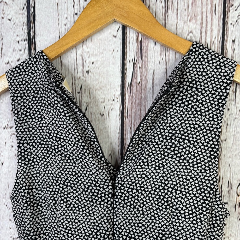🏷️NWT Michael Michael Kors SZ 0P Petite Cropped Crepe Jumpsuit Belted Sleeveless - Picture 10 of 16